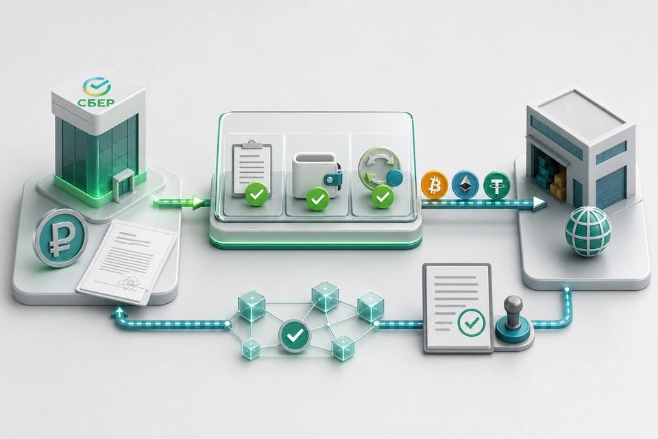 Sber plans cross-border crypto payments: how the flow works