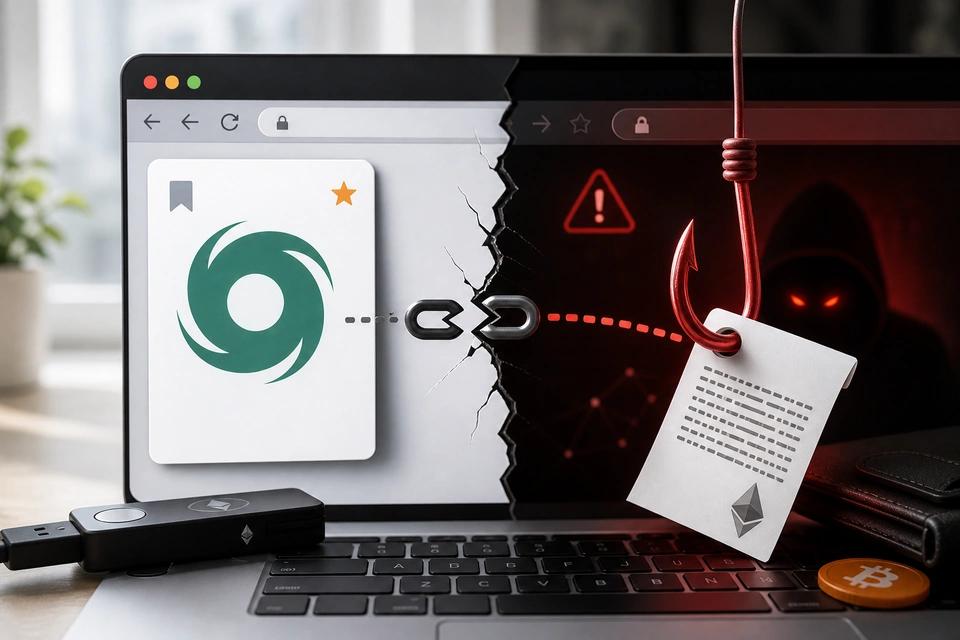 Старый домен Tornado Cash: урок фишинга на 1 010 ETH