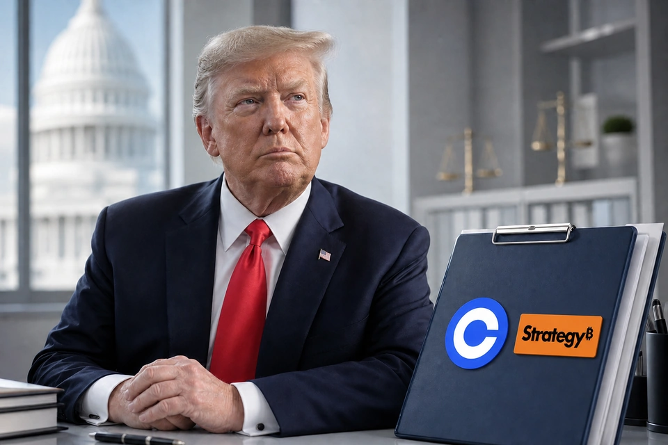 Отчёт OGE: сделки Трампа с Coinbase и Strategy